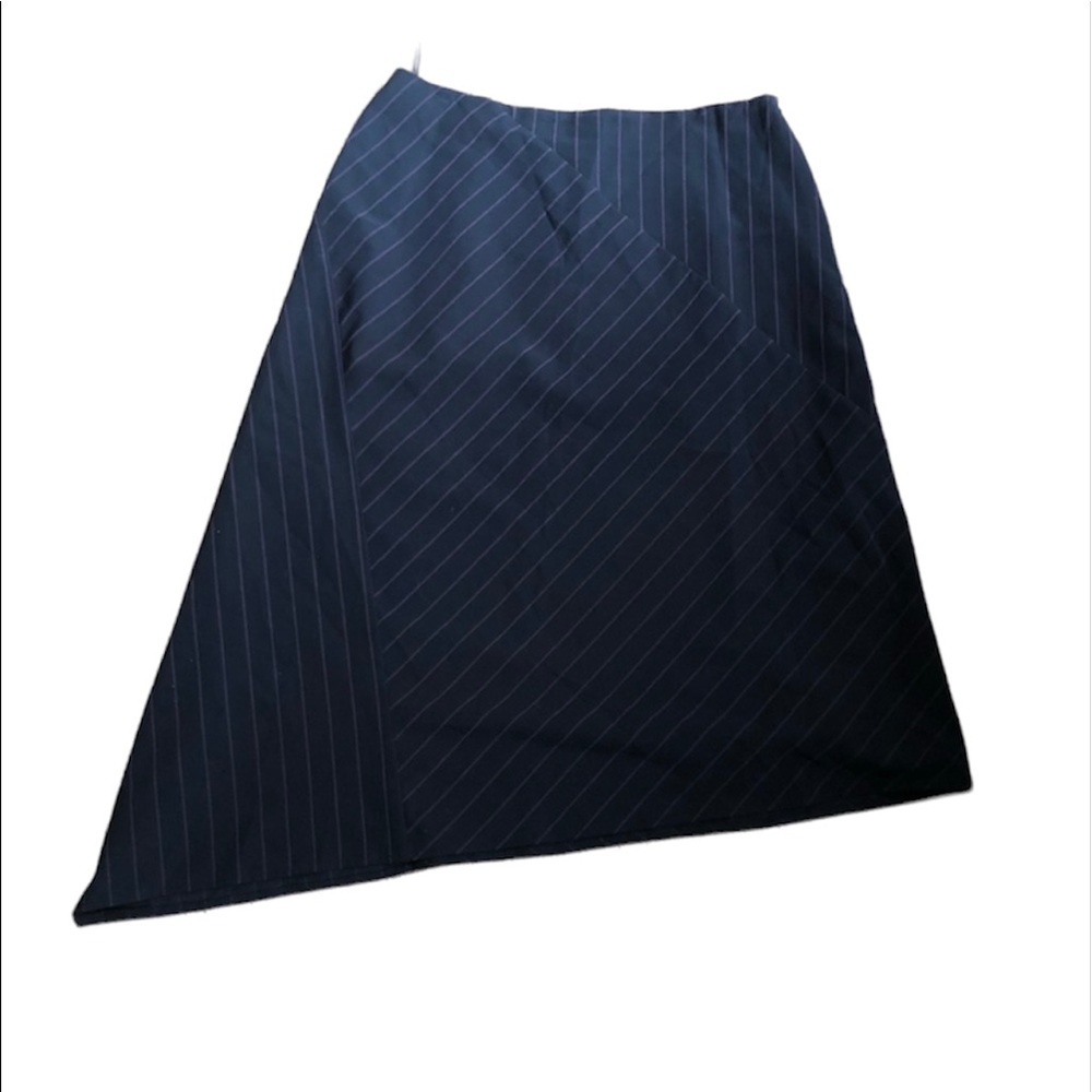 Worthington asymmetrical black/purple skirt